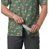 image:imageColumbia Mens Super Slack Tide Camp Shirt Short SleeveCity Grey Tribal Fish Print
