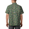 image:imageColumbia Mens Super Slack Tide Camp Shirt Short SleeveCity Grey Tribal Fish Print