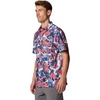 image:imageColumbia Mens Super Slack Tide Camp Shirt Short SleeveCollegiate Navy Ikat Palms
