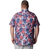 image:imageColumbia Mens Super Slack Tide Camp Shirt Short SleeveCollegiate Navy Ikat Palms
