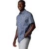 image:imageColumbia Mens Super Slack Tide Camp Shirt Short SleeveCollegiate Navy Palaka Grid