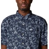 image:imageColumbia Mens Super Slack Tide Camp Shirt Short SleeveCollegiate Navy Small Mighty Marlins Print