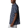 image:imageColumbia Mens Super Slack Tide Camp Shirt Short SleeveCollegiate Navy Small Mighty Marlins Print