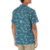 image:imageColumbia Mens Super Slack Tide Camp Shirt Short SleeveCollegiate Navy Tribal Fish Print
