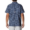 image:imageColumbia Mens Super Slack Tide Camp Shirt Short SleeveCollegiate Navy Tropic Pen Print