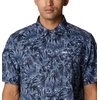 image:imageColumbia Mens Super Slack Tide Camp Shirt Short SleeveCollegiate Navy Tropic Pen Print