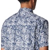 image:imageColumbia Mens Super Slack Tide Camp Shirt Short SleeveCollegiate Navy Tunado Tonal