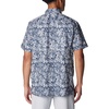 image:imageColumbia Mens Super Slack Tide Camp Shirt Short SleeveCollegiate Navy Tunado Tonal