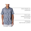 image:imageColumbia Mens Super Slack Tide Camp Shirt Short SleeveCollegiate Navy Tunado Tonal