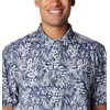 image:imageColumbia Mens Super Slack Tide Camp Shirt Short SleeveCollegiate Navy Tunado Tonal