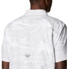image:imageColumbia Mens Super Slack Tide Camp Shirt Short SleeveCool Grey Hula Fish Print
