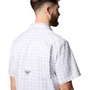 image:imageColumbia Mens Super Slack Tide Camp Shirt Short SleeveCool Grey Palaka Grid