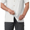 image:imageColumbia Mens Super Slack Tide Camp Shirt Short SleeveCool Grey Palaka Plaid