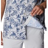 image:imageColumbia Mens Super Slack Tide Camp Shirt Short SleeveCool Grey Pfg Origins Print