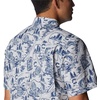 image:imageColumbia Mens Super Slack Tide Camp Shirt Short SleeveCool Grey Pfg Origins Print