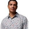 image:imageColumbia Mens Super Slack Tide Camp Shirt Short SleeveCool Grey Take Me to Texas