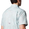 image:imageColumbia Mens Super Slack Tide Camp Shirt Short SleeveCrushed Blue Casted N Blasted