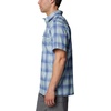 image:imageColumbia Mens Super Slack Tide Camp Shirt Short SleeveCrushed Blue Ombre Check