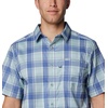 image:imageColumbia Mens Super Slack Tide Camp Shirt Short SleeveCrushed Blue Ombre Check
