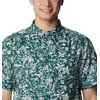 image:imageColumbia Mens Super Slack Tide Camp Shirt Short SleeveDark Ivy Kona Kalikimaka Print