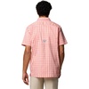 image:imageColumbia Mens Super Slack Tide Camp Shirt Short SleeveFaded Peach Palaka Grid