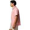 image:imageColumbia Mens Super Slack Tide Camp Shirt Short SleeveFaded Peach Palaka Grid
