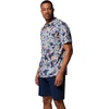 image:imageColumbia Mens Super Slack Tide Camp Shirt Short SleeveLavender Pearl Ikat Palms