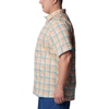 image:imageColumbia Mens Super Slack Tide Camp Shirt Short SleeveLight Coral Mid Gingham