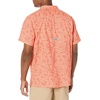 image:imageColumbia Mens Super Slack Tide Camp Shirt Short SleeveLight Coral Tallyfish