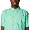 image:imageColumbia Mens Super Slack Tide Camp Shirt Short SleeveLight Jade Merry Mahi Print