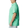 image:imageColumbia Mens Super Slack Tide Camp Shirt Short SleeveLight Jade Merry Mahi Print