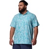 image:imageColumbia Mens Super Slack Tide Camp Shirt Short SleeveOcean Teal Leoleaves