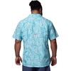 image:imageColumbia Mens Super Slack Tide Camp Shirt Short SleeveOcean Teal Leoleaves