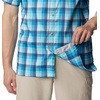image:imageColumbia Mens Super Slack Tide Camp Shirt Short SleevePool Mid Gingham