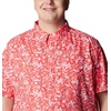 image:imageColumbia Mens Super Slack Tide Camp Shirt Short SleeveRed Hibiscus Kona Print