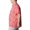 image:imageColumbia Mens Super Slack Tide Camp Shirt Short SleeveRed Hibiscus Kona Print