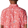 image:imageColumbia Mens Super Slack Tide Camp Shirt Short SleeveRed Hibiscus Kona Print