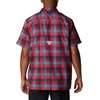 image:imageColumbia Mens Super Slack Tide Camp Shirt Short SleeveRed Jasper Multi Gingham