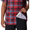 image:imageColumbia Mens Super Slack Tide Camp Shirt Short SleeveRed Jasper Multi Gingham
