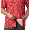 image:imageColumbia Mens Super Slack Tide Camp Shirt Short SleeveRed Spark Gamefish Print