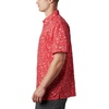 image:imageColumbia Mens Super Slack Tide Camp Shirt Short SleeveRed Spark Gamefish Print