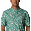image:imageColumbia Mens Super Slack Tide Camp Shirt Short SleeveSafari Fishfinder Print