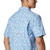 image:imageColumbia Mens Super Slack Tide Camp Shirt Short SleeveSkyler Marlin Palms Print