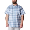 image:imageColumbia Mens Super Slack Tide Camp Shirt Short SleeveSoft Violet Mid Gingham