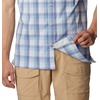 image:imageColumbia Mens Super Slack Tide Camp Shirt Short SleeveSoft Violet Mid Gingham