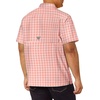 image:imageColumbia Mens Super Slack Tide Camp Shirt Short SleeveSorbet Palaka Plaid