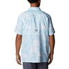 image:imageColumbia Mens Super Slack Tide Camp Shirt Short SleeveSpring Blue Hula Fish Print