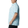 image:imageColumbia Mens Super Slack Tide Camp Shirt Short SleeveSpring Blue Hula Fish Print