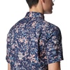 image:imageColumbia Mens Super Slack Tide Camp Shirt Short SleeveTranquil Teal Kona Kraze Print