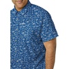 image:imageColumbia Mens Super Slack Tide Camp Shirt Short SleeveVivid Blue Gamefish Print